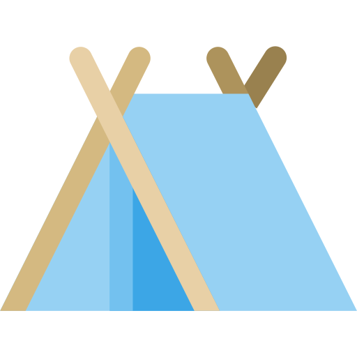 텐트 Pixelmeetup Flat icon