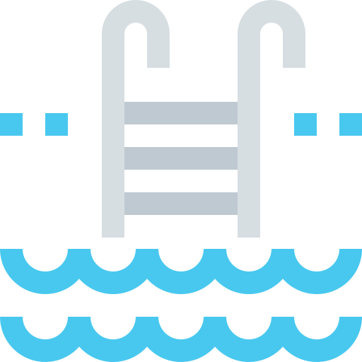 Плавательный бассейн Pixelmeetup Flat иконка