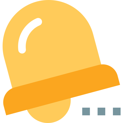 Bell Pixelmeetup Flat icon