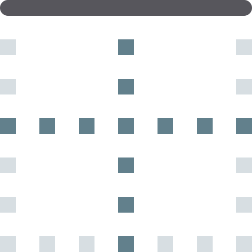 上枠 Pixelmeetup Flat icon