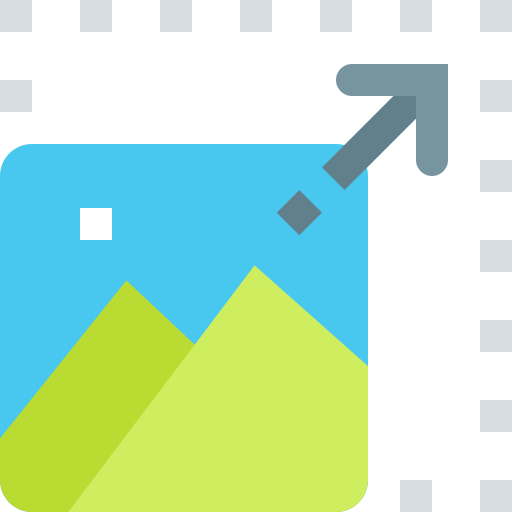拡大する Pixelmeetup Flat icon