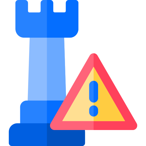 Caution Basic Rounded Flat icon