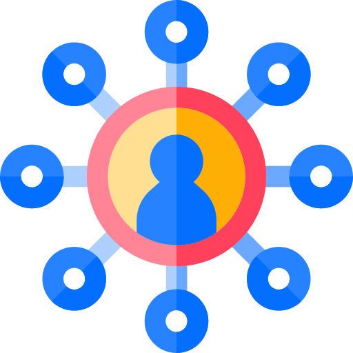 繋がり Basic Rounded Flat icon