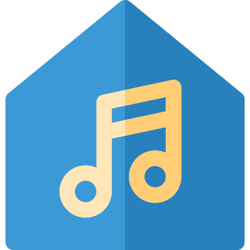 odtwarzacz muzyki Basic Rounded Flat ikona