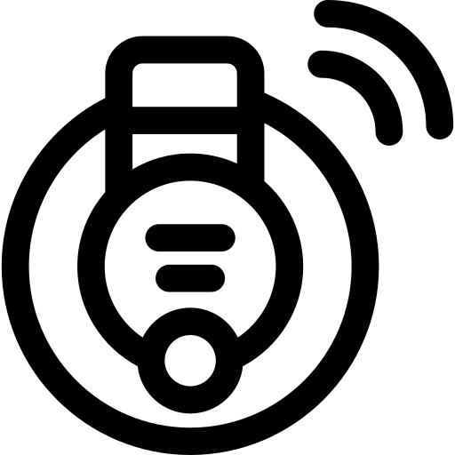 geautomatiseerd Basic Rounded Lineal icoon