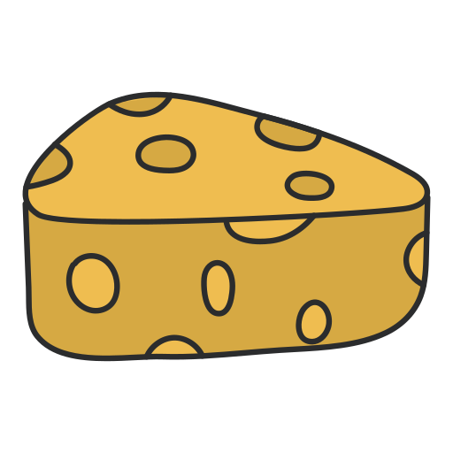 formaggio Generic color hand-drawn icona