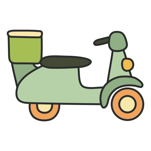 Food delivery Generic color hand-drawn icon