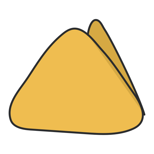 nachos Generic color hand-drawn icona