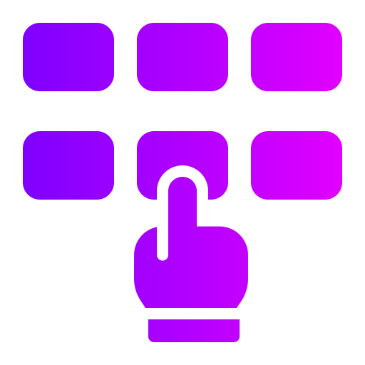 código pin Generic gradient fill icono