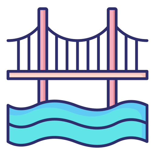 ponte Generic color lineal-color Ícone
