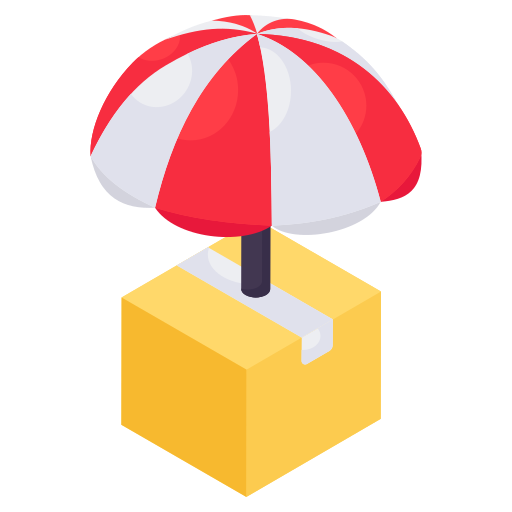 Parcel insurance Generic color fill icon