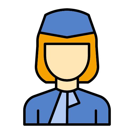 stewardess Generic color lineal-color icon