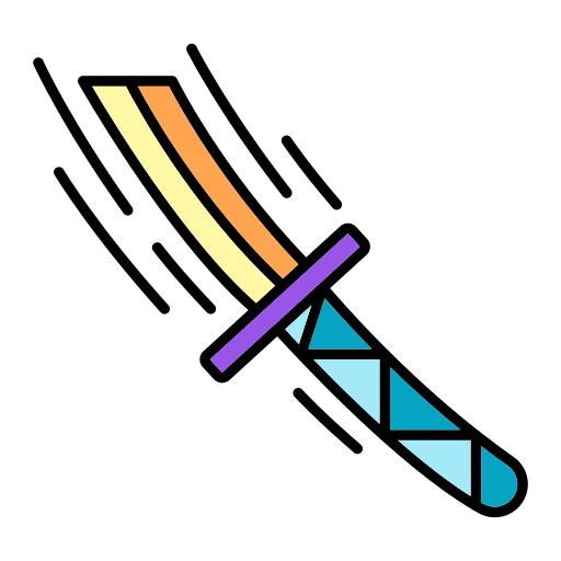 Katana Generic color lineal-color icon