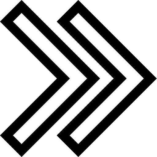 Chevron derecho Basic Straight Lineal icono