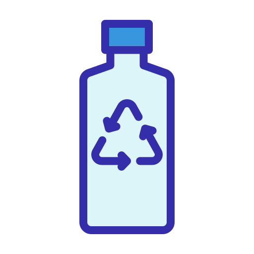 reciclar botella Generic color lineal-color icono