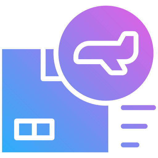 Air shipping Generic gradient fill icon