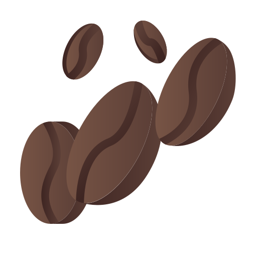 grano de café Generic gradient fill icono