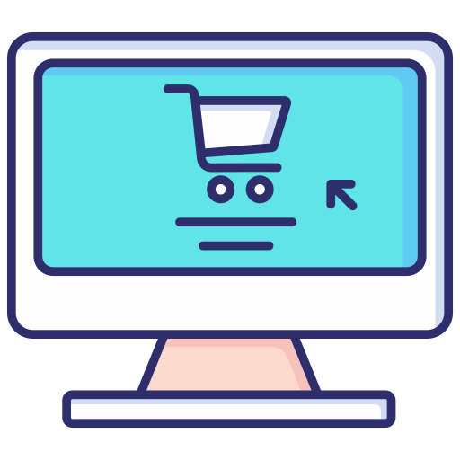 las compras en línea Generic color lineal-color icono