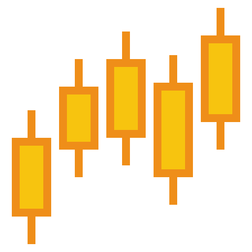 Candlestick chart Generic color lineal-color icon