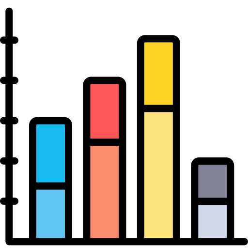 grafiekbalk Generic color lineal-color icoon