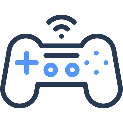 mando de juegos Generic color outline icono