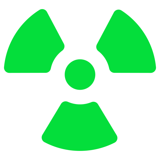 Radiation Generic color fill icon
