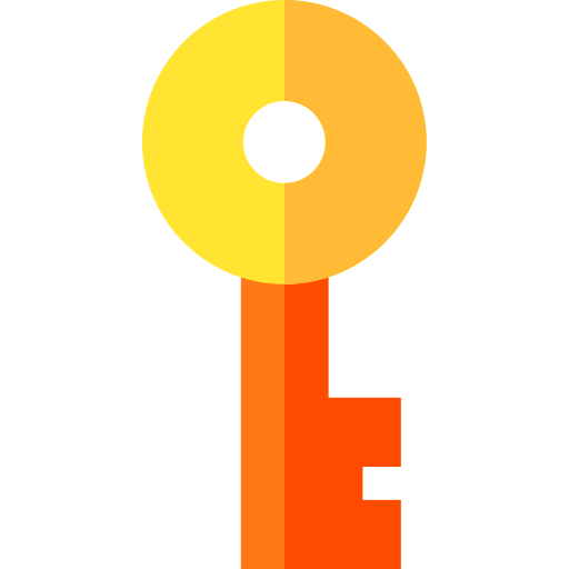 llave Basic Straight Flat icono