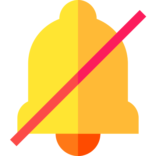 notificación Basic Straight Flat icono
