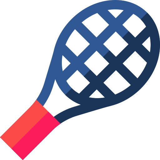 racket Basic Straight Flat icoon