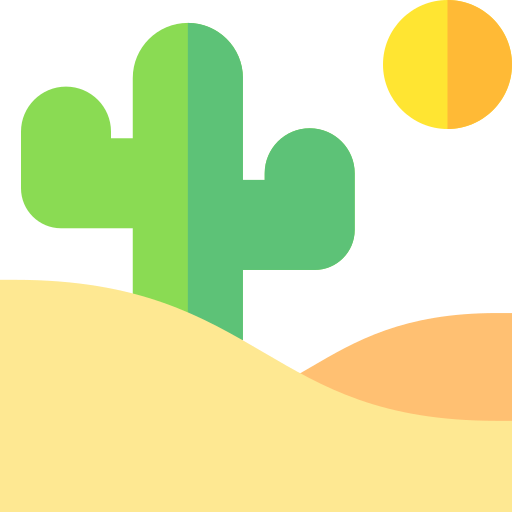 pustynia Basic Straight Flat ikona