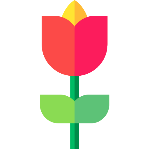 tulipa Basic Straight Flat Ícone