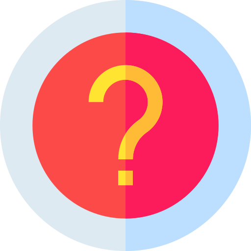 vraag Basic Straight Flat icoon