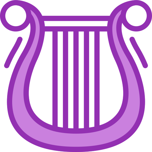 Harp Berkahicon Lineal Color icon