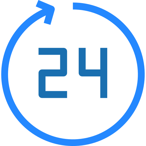 24 hours Berkahicon Flat icon
