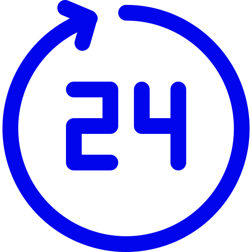 24 horas Berkahicon Lineal Color icono