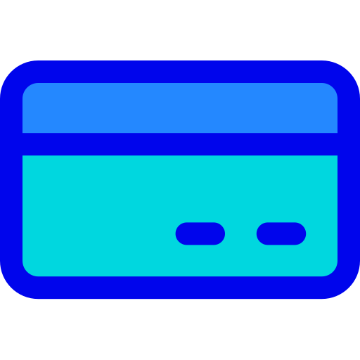 kredietkaart Berkahicon Lineal Color icoon