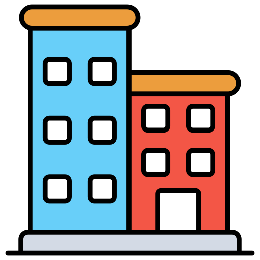 apartamentowiec Generic color lineal-color ikona