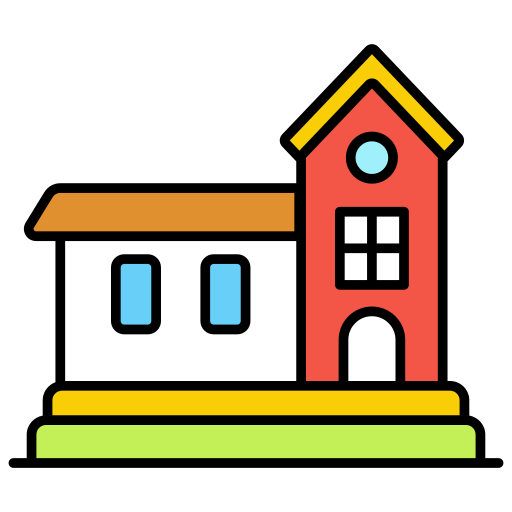 Villa Generic color lineal-color icon