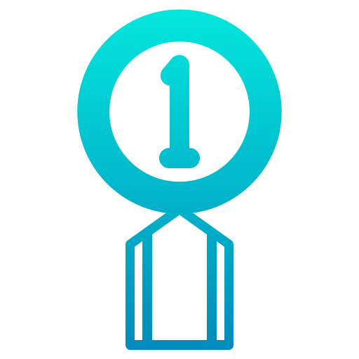 1er premio Generic gradient fill icono
