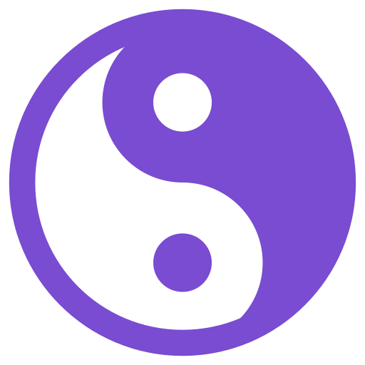 yin-yang Generic color fill Icône