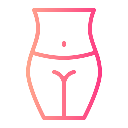 vagina Generic gradient outline icono