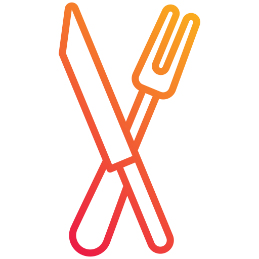Fork and knife Generic gradient outline icon