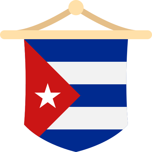 bandera de cuba Generic color fill icono