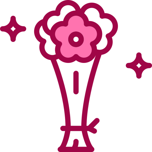 Bouquet Berkahicon Lineal Color icon