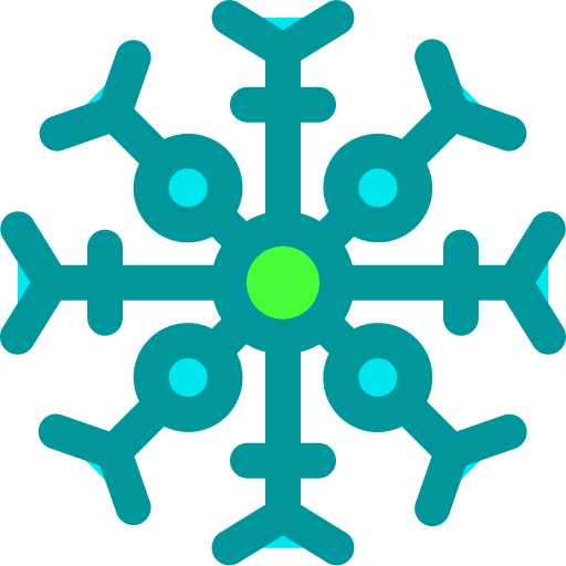 雪 Berkahicon Lineal Color icon