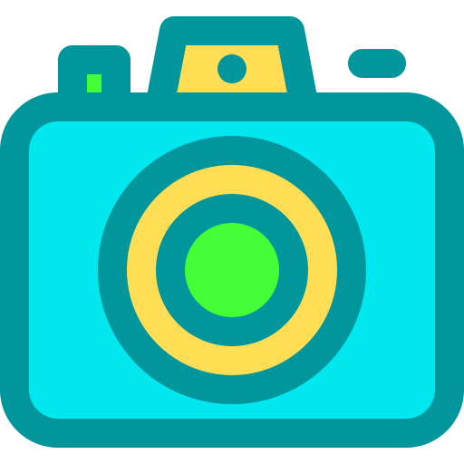 caméra Berkahicon Lineal Color Icône