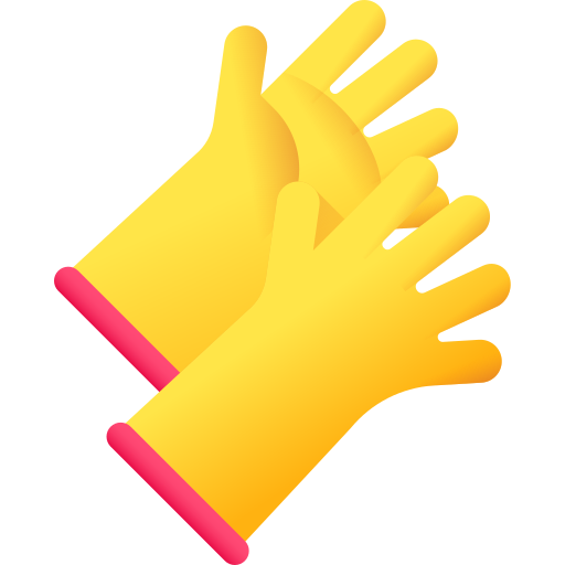 手袋 3D Color icon