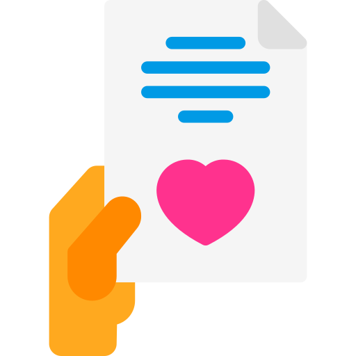 Love letter Berkahicon Flat icon