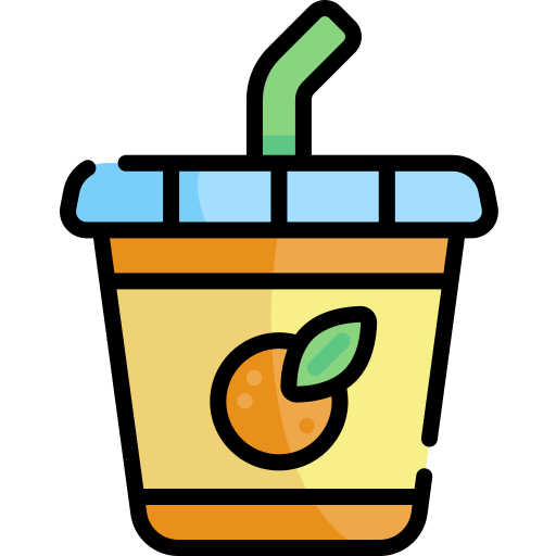 Juice Kawaii Lineal color icon