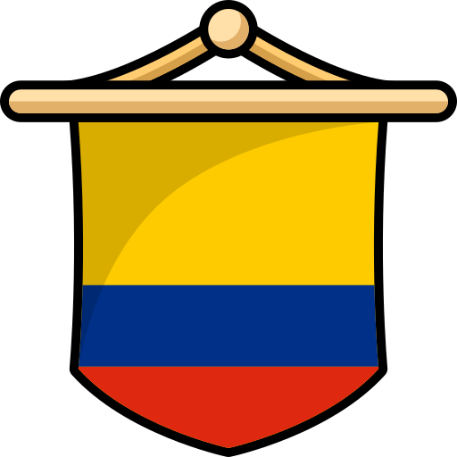 colombiaanse vlag Generic color lineal-color icoon